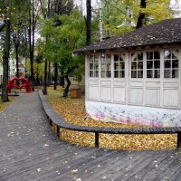Осень в парке им. Горького :: Евгений Шафер