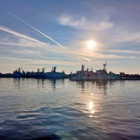 Корабли на рейде. :: Лия ☼ Корабли на рейде. :: Лия ☼