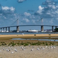 мост над устем реки Луара :: Георгий А мост над устем реки Луара :: Георгий А