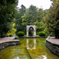 Зеркальный пруд . Кисловодский парк. :: Yuri Chudnovetz Зеркальный пруд . Кисловодский парк. :: Yuri Chudnovetz