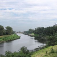 Река Вологда и Софийский собор :: Александр Ильчевский 