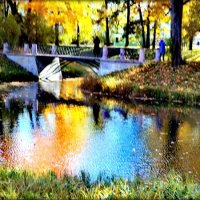 Осень, золотая осень в парках Царского Села ... :: Сергей Осень, золотая осень в парках Царского Села ... :: Сергей