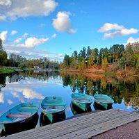 Река и лодки. :: Лия ☼ Река и лодки. :: Лия ☼