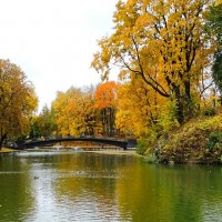 Осенний сад. :: Милешкин Владимир Алексеевич Осенний сад. :: Милешкин Владимир Алексеевич