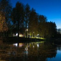 Огни небольшого города :: Александр Семенов