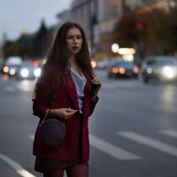 Гламурная Мария на вечерней прогулке :: Viktoria Anufrieva