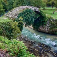 беслетский мост Абхазия :: Александр Леонов