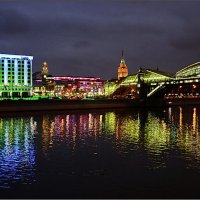 Зимний вечер в Москве. :: Василий Палий Зимний вечер в Москве. :: Василий Палий