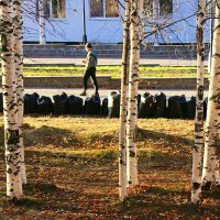 Поздняя осень...На бульваре! :: Владимир 