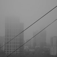 Город притаившийся в тумане :: Мария Яковлева
