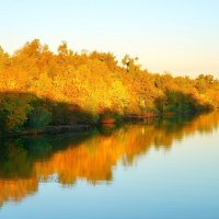 Волго-Донской канал, осень, утро. :: Сергей Беляев