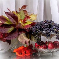 Осенний сюжет :: Людмила Павловна Крышковец