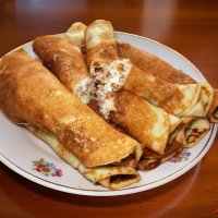 Блинчики с творогом к утреннему кофе...:-) :: Андрей Заломленков