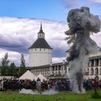 Осада монастыря :: Александр Силинский Осада монастыря :: Александр Силинский