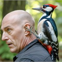 Тревожные мысли стучат в голову  :))    ( Аллегория.) :: antri 