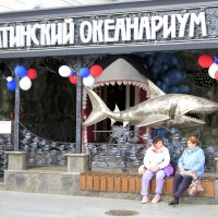 Ты Акул боишься? Да,где ты их тут видела.. :: Геннадий Валеев