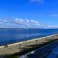 Чебоксары. Чебоксарское водохранилище осенью. :: Пётр Чернега