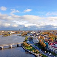 Вид на город и залив "Большой Ковш" с башни св. Олафа. :: Лия ☼