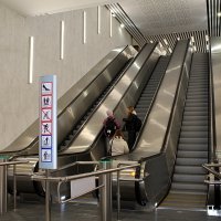 Эскалаторы "Спортивной" :: Татьяна Лютаева