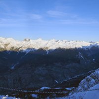 Роза Пик. Панорама с подвесным мостом :: Минихан Сафин