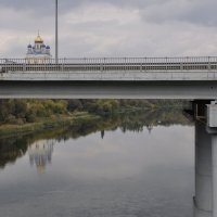 Река Большая Сосна, автомобильный мост :: Татьяна Машошина