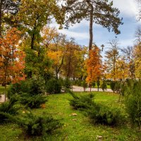 Осенний сквер. :: Сергей Воротников Осенний сквер. :: Сергей Воротников