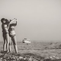 Приглашаем солнце в кадр (чб) :: Сергей Царёв Приглашаем солнце в кадр (чб) :: Сергей Царёв