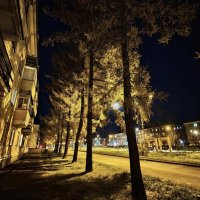 Вечер на улице Андреева :: Владилен Панченко