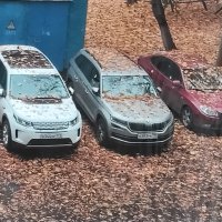 Три авто в листве осенней :: Дмитрий Никитин