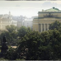 My magic Petersburg_02113_Екатерининский сквер. Александринский театр :: Станислав Лебединский