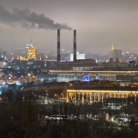 Москва с Воробьевых гор :: <<< Наташа >>>