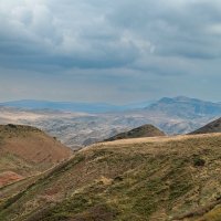 "Цветные холмы" Гареджийской пустыни. Грузия :: Дина Евсеева