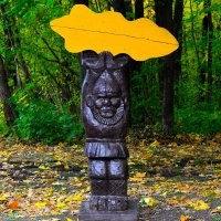 Новочебоксарск. Скульптура "Булгарский воин". :: Пётр Чернега