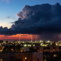 Гроза на закате :: Надежда 