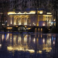 Дождливая зима 2025 на Патриарших прудах. (11.01.25) :: Евгений Седов Дождливая зима 2025 на Патриарших прудах. (11.01.25) :: Евгений Седов