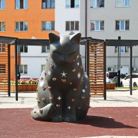 г.Корсаков. Сахалин. Грустная киска. :: Ирина Нафаня