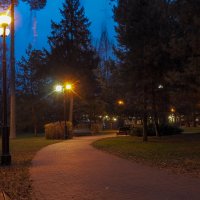 Осенний Вечер в Парке :: юрий поляков