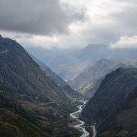 Хмурое Ардонское ущелье :: Сергей Сабешкин Хмурое Ардонское ущелье :: Сергей Сабешкин