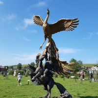 Парк бетонных скульптур в городе Свирске Иркутской области :: Галина Минчук