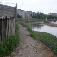 Дамба. :: Екатерина Панова Дамба. :: Екатерина Панова