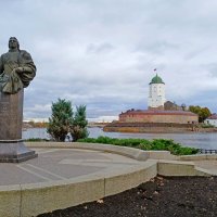 Фёдор Апраксин и башня св. Олафа. :: Лия ☼ Фёдор Апраксин и башня св. Олафа. :: Лия ☼