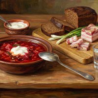 Натюрморт с борщем :: Valentin Bondarenko