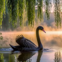 Чёрный лебедь :: Aleksey Afonin