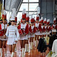 Барабанщиці на відкритті турніру по боксу :: Степан Карачко