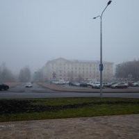 Площадь в тумане :: Александр Синдерёв