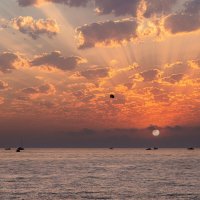 Закат в Черном море :: Игорь Сикорский Закат в Черном море :: Игорь Сикорский