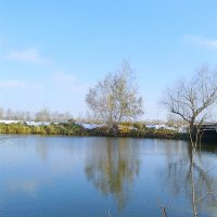 Рыбалка по первому льду. :: сергей ермошкин Рыбалка по первому льду. :: сергей ермошкин