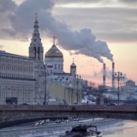 Зимний вечер в Москве :: Andrey Lomakin Зимний вечер в Москве :: Andrey Lomakin