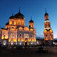 Собор с меняющейся подсветкой! :: Надежда Собор с меняющейся подсветкой! :: Надежда