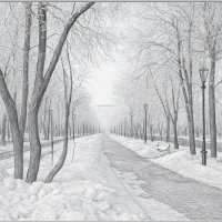 Чонгарский бульвар в Москве. :: Aleksey Afonin Чонгарский бульвар в Москве. :: Aleksey Afonin